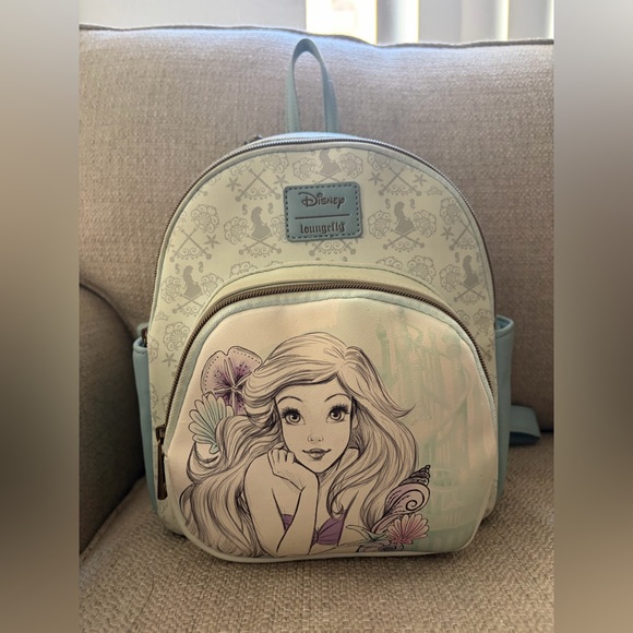 Handbags - Disney Loungefly Little Mermaid Sketch